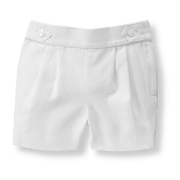 Janie and Jack Other - Janie and Jack 18-24 Mo. Girls Pleated White Shorts w/ tabs | Adjustable waist